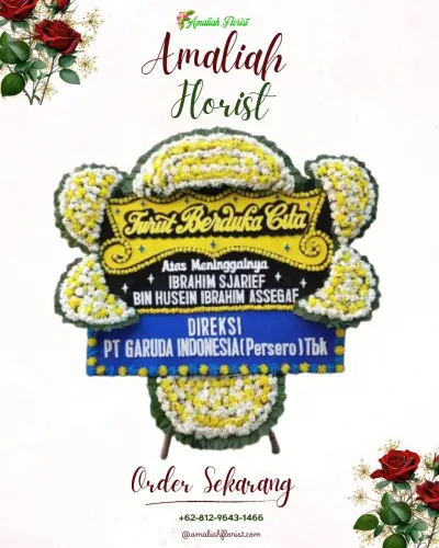 Papan Bunga Duka di Ridogalih