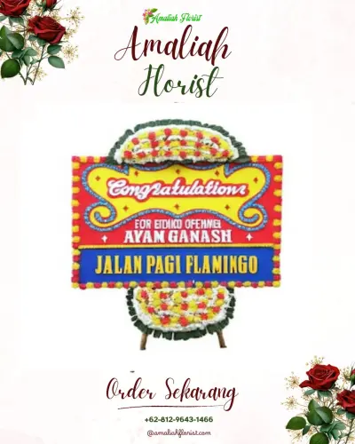 Bunga Papan Congratulation di Ridogalih